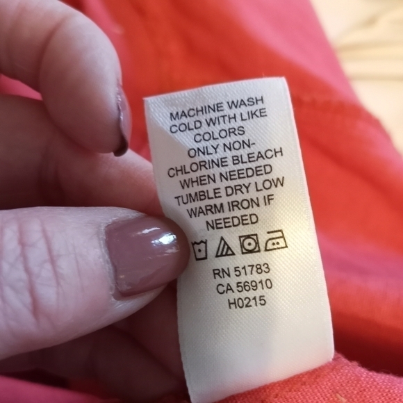 Maurices linen cotton blend zip up coral colored jacket Plus size 2X - Picture 7 of 9